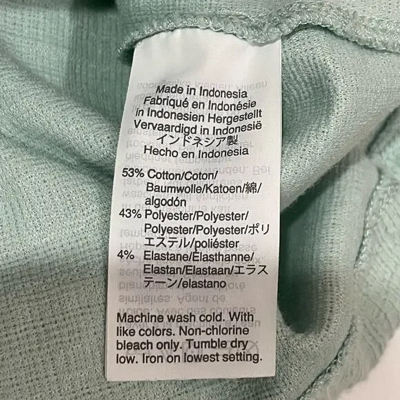 Madewell Texture & Thread Off-the-Shoulder Top - Faraway Sky - XS - Picture 10 of 12